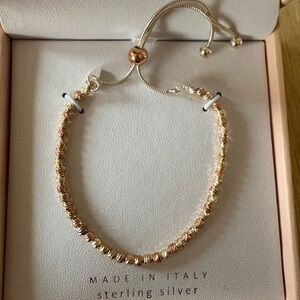 Elegant Gold and Silver Bracelet